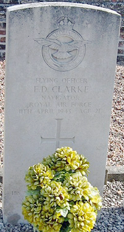 F/O Francis Desmond Clarke<br/><br /><br />died April 11th, 1943